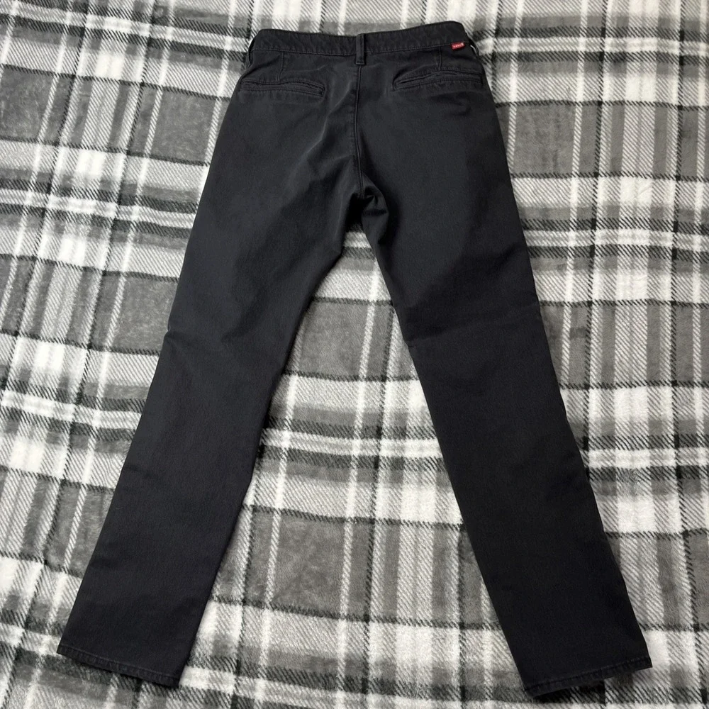 Levis Premium‎ Chino Pants Mens 31x32 Black Performance Stretch Water Repellent